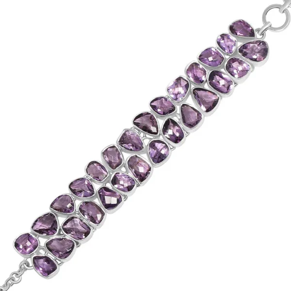 Buy 925 Silver Wholesale Amethyst Bracelet