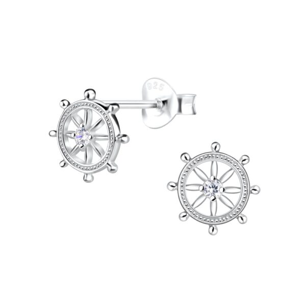 Buy 925 Silver Wholesale Wheel Stud Earrings