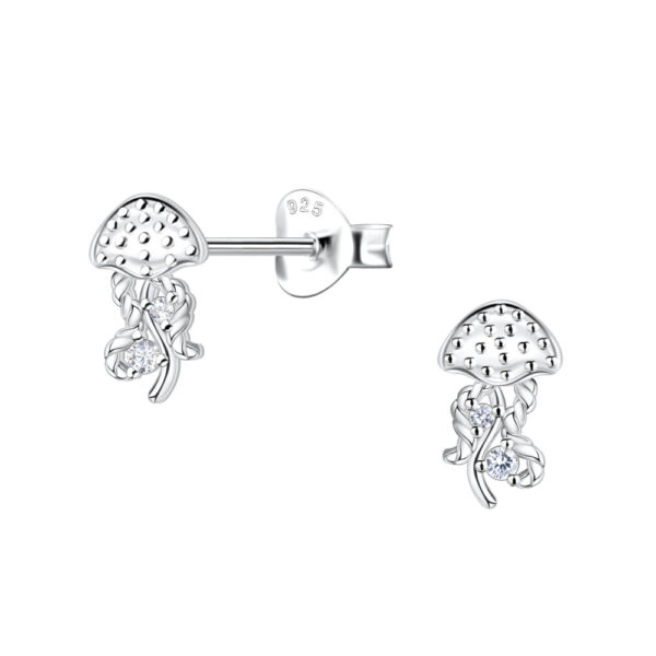 Buy 925 Silver Wholesale Jellyfish Stud Earrings