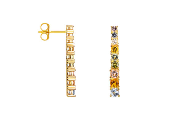 Buy Brass Wholesale Riviere With Graduated Sizes Earring