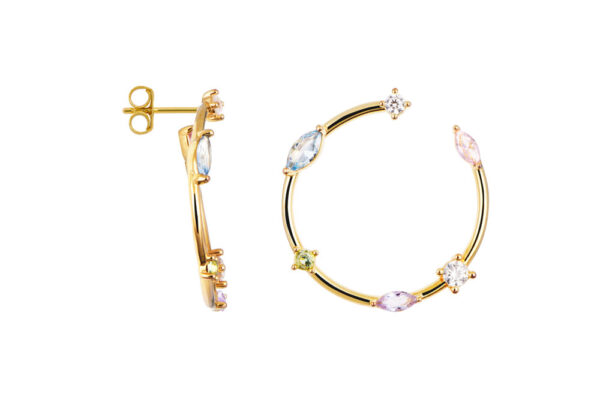 Buy Brass Wholesale Hoop With Mix of Shapes Earring