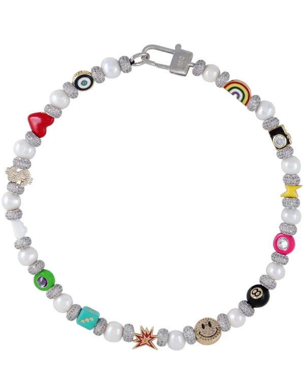 Buy Brass Wholesale Enamel Pearl Necklace