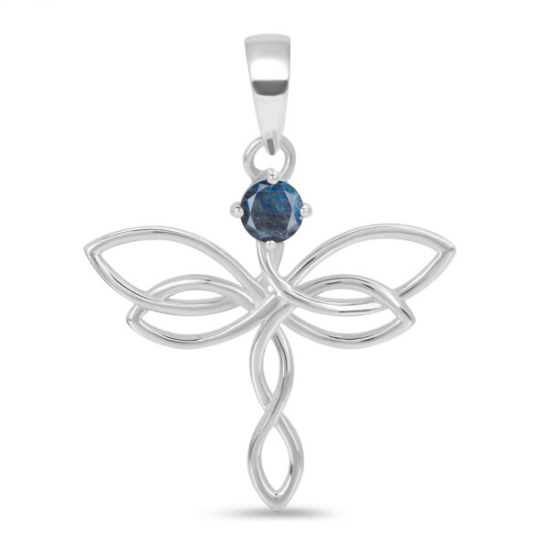 Buy Silver Plated Brass Wholesale Labradorite Holy Cross Pendant