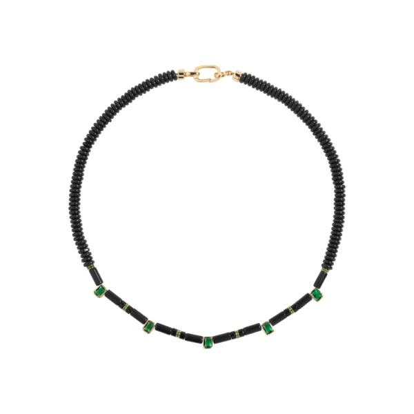 Buy Brass Wholesale Black Onyx Glass Beads