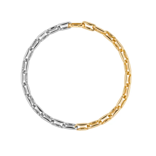 Buy Brass Wholesale Two Tone Bleecker Necklace
