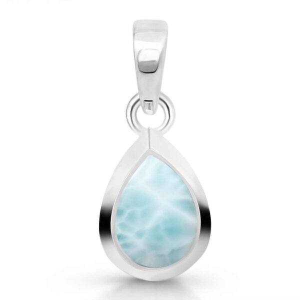 Buy Silver Plated Brass Wholesale Close Out Larimar Pendant-AN220