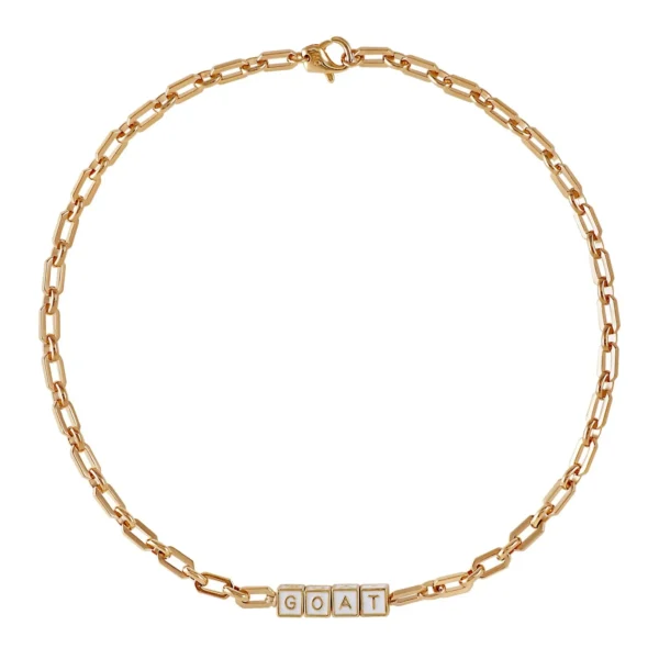 Buy Brass Wholesale Say It Like It Is Necklace