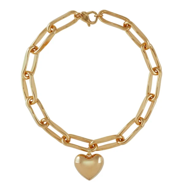 Buy Brass Wholesale Heart Chain Necklace