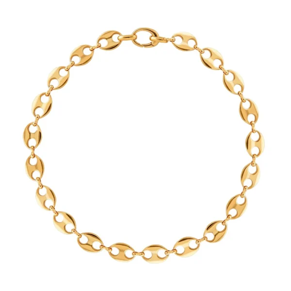Buy Brass Wholesale Mariner Link Necklace- Small