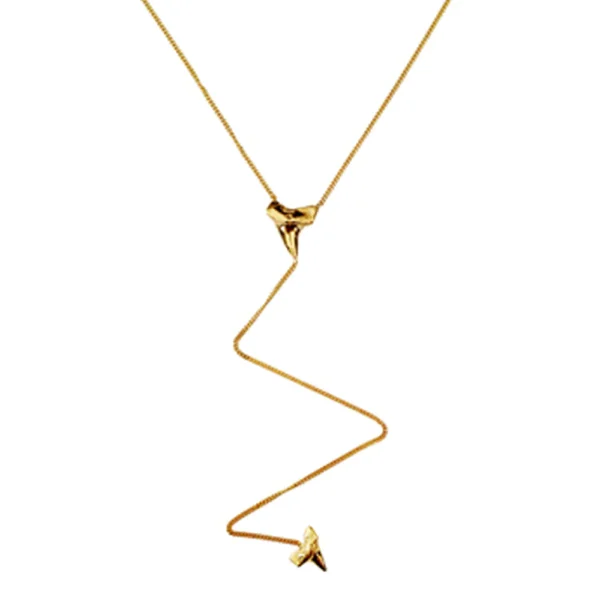 Buy Brass Wholesale Shark Tooth Lariat