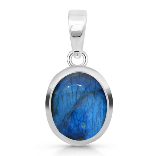 Buy Silver Plated Brass Wholesale Labradorite Pendant