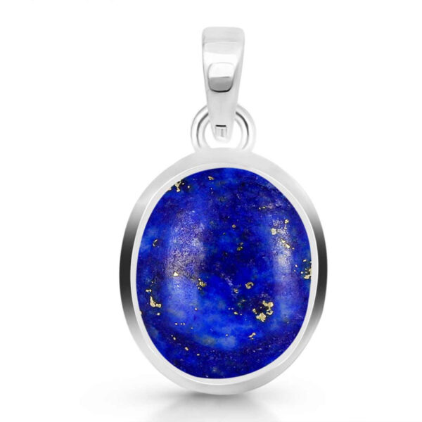 Buy Silver Plated Brass Wholesale Lapis Pendant