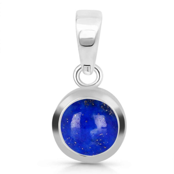 Buy Silver Plated Brass Wholesale Lapis Pendant