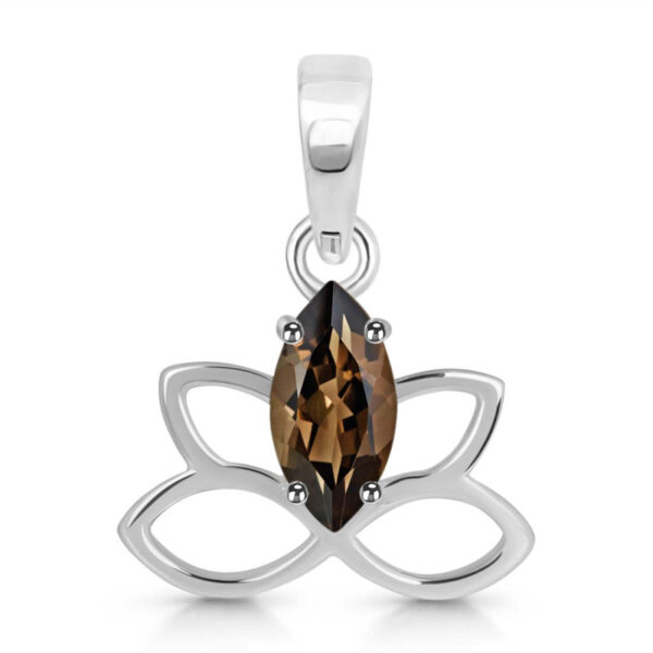 Buy Silver Plated Brass Wholesale Smoky Butterfly Pendant