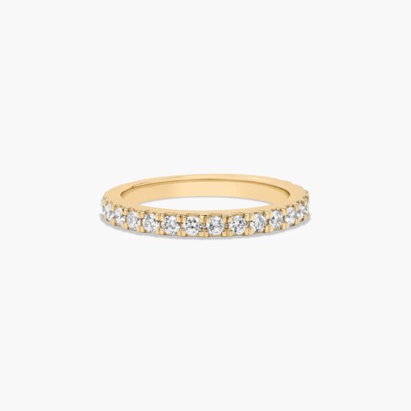 Split Prong Wedding Ring With 0.45 CTW Diamonds In 14K Yellow Gold