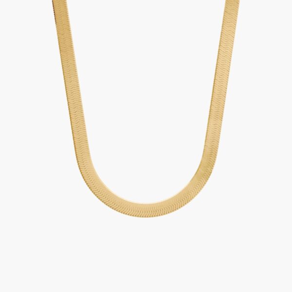 18" Herringbone Chain in 14k Yellow Gold