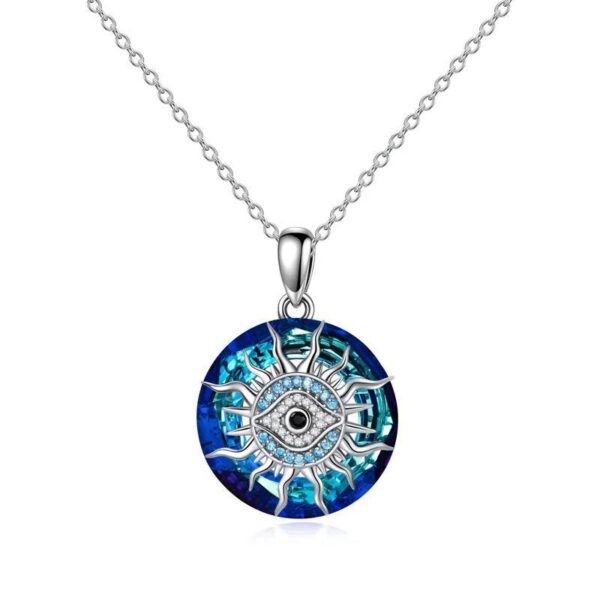 Crystal Evil Eye Necklace