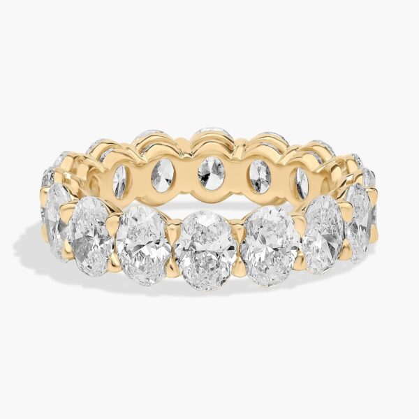 Oval Cut Lab-Grown Diamond Eternity Ring (5 Ct. tw. - F-G / VS2-SI1)