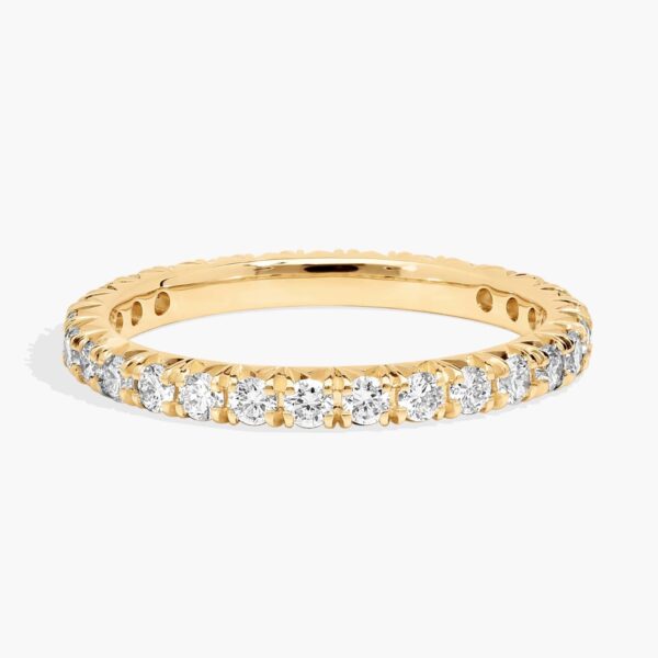 French Pavé Lab-Grown Diamond Eternity Ring (3/4 Ct. tw. - F-G / VS2-SI1)