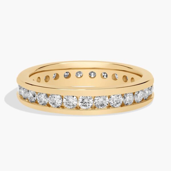 Channel Set Round Lab-Grown Diamond Eternity Ring  (1 Ct. tw. - F-G / VS2-SI1)