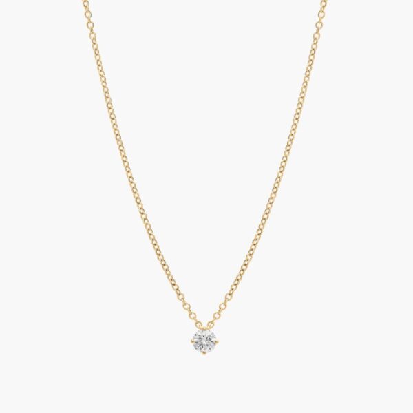 Kite Set Solitaire Lab Grown Diamond Pendant (1/4 Ct. tw. - F-G / VS2-SI1)