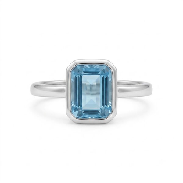 London Blue Topaz Ring-LBT001