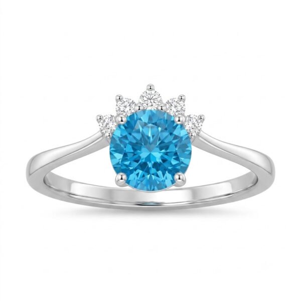 London Blue Topaz Ring-LBT010