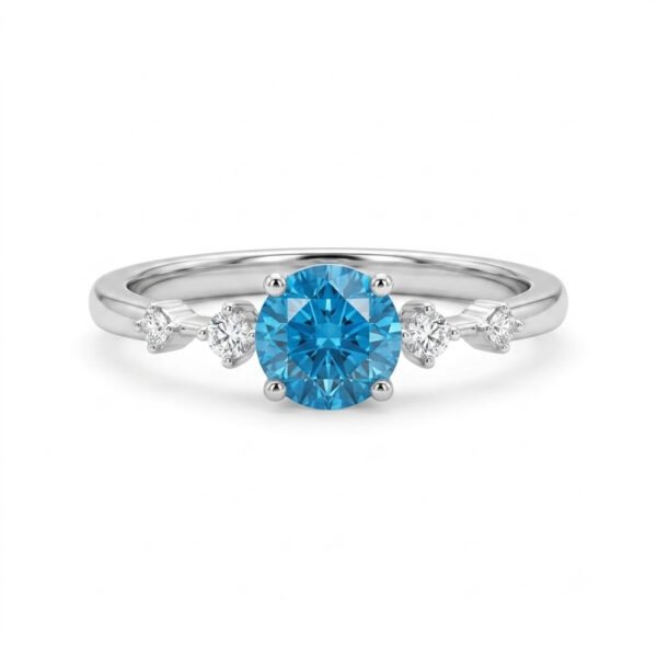 London Blue Topaz Ring-LBT011