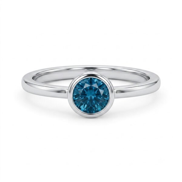 London Blue Topaz Ring-LBT014