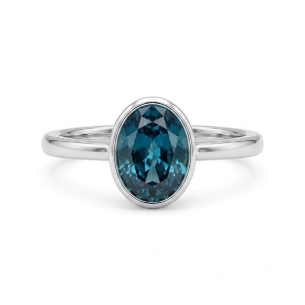 London Blue Topaz Ring-LBT021