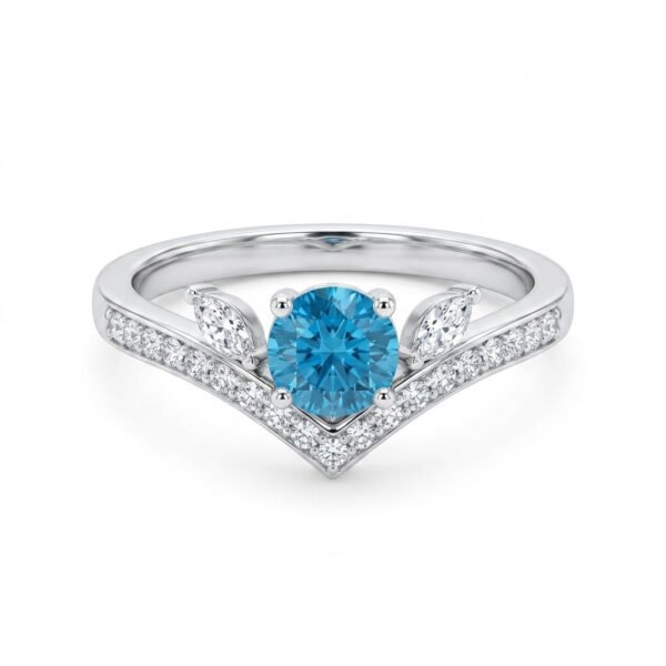 London Blue Topaz Ring-LBT005