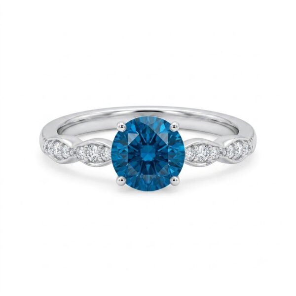 London Blue Topaz Ring-LBT006