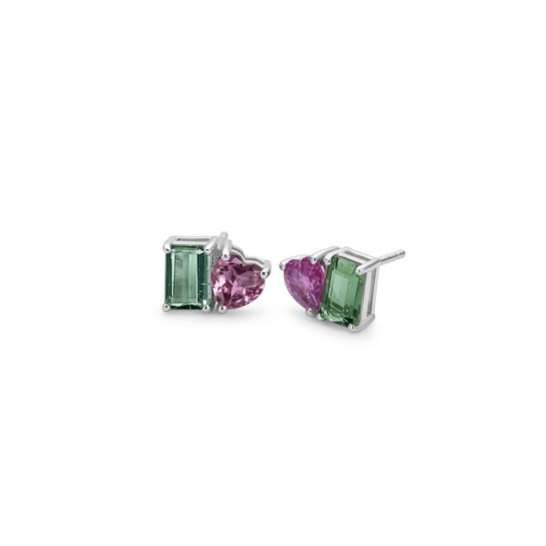 Tourmaline Toi et Moi Earrings-TE001