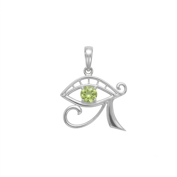 Peridot Eye Of Horus Pendant-PP001
