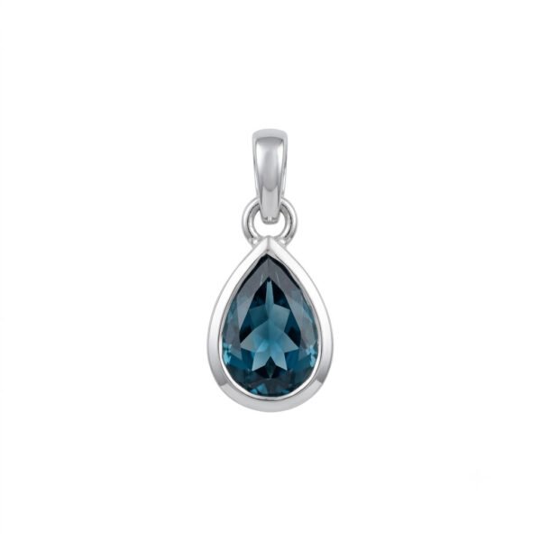 London Blue Topaz Pendant-LBTP017