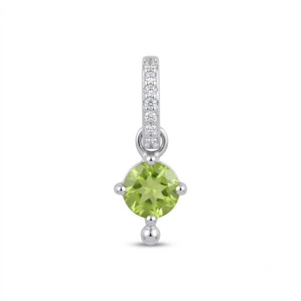 Peridot & White Topaz Pendant-PP018