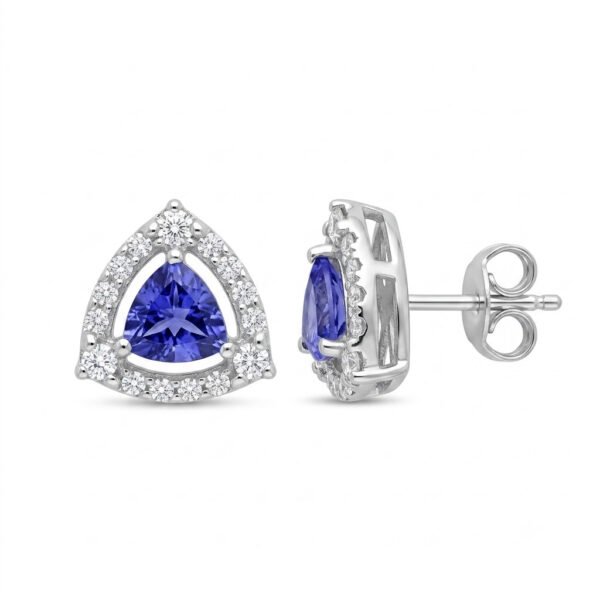 Tanzanite Earrings-TZE022