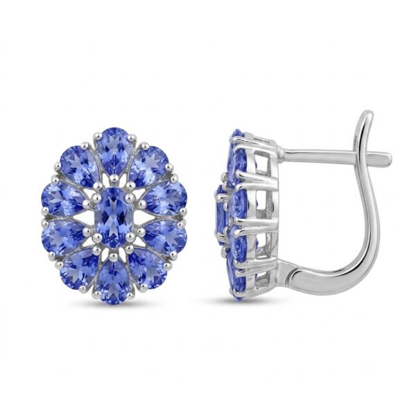 Tanzanite Earrings-TZE006