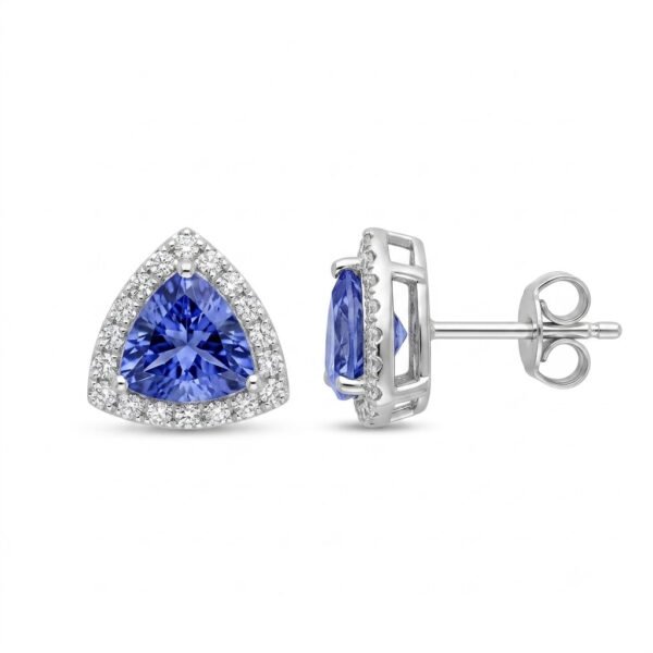 Tanzanite Earrings-TZE007