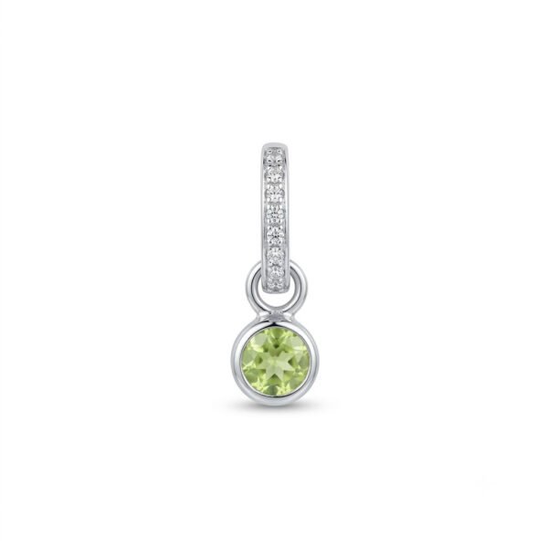Peridot & White Topaz Pendant-PP007