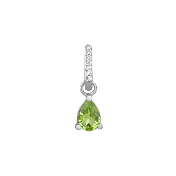 Peridot & White Topaz Pendant-PP009